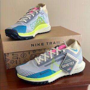 Nike Gore-Tex Trail Shoes - Blue and Gray